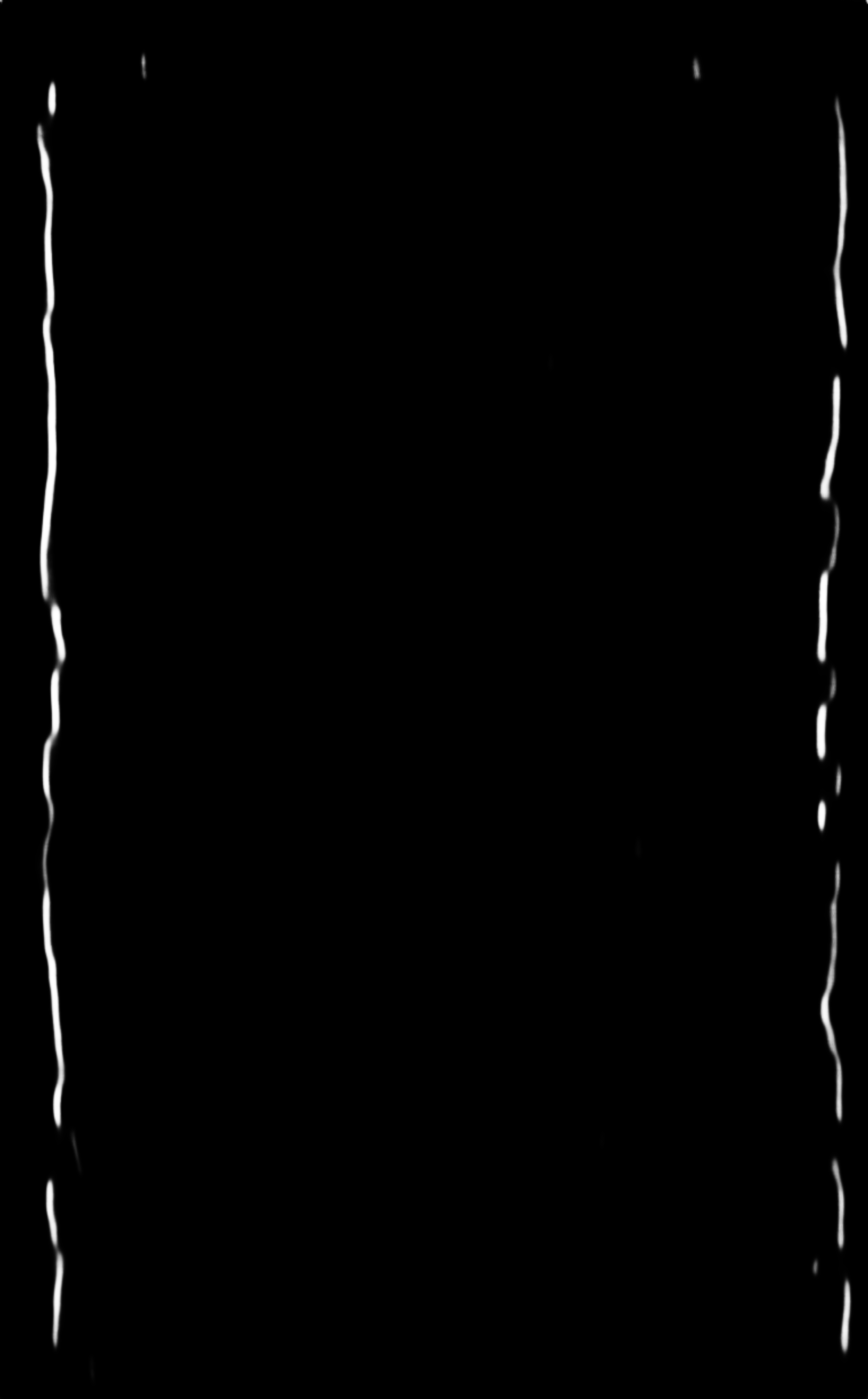 Separator probability output with bright vertical separators